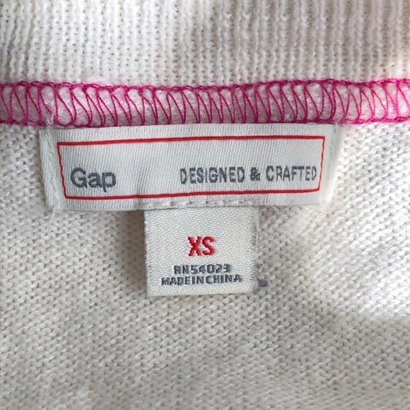 GAP | Striped Wide Neck Sweater Sz XS - Picture 5 of 5